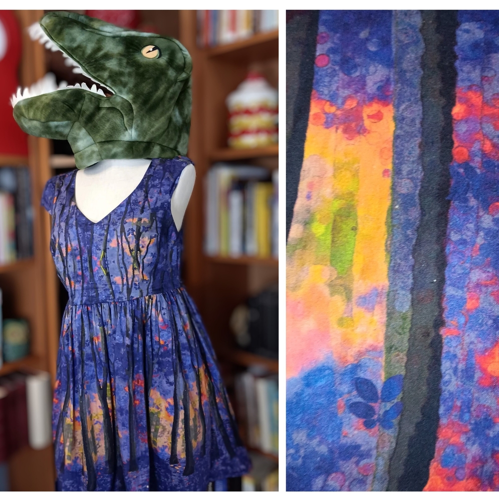 ModCloth Enchanted Forest "Frondescent Fete" Dusk Thicket Dress